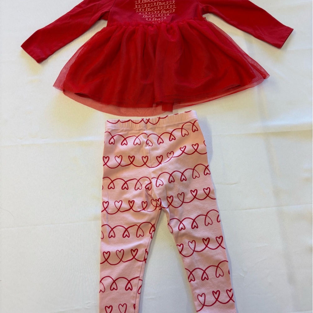 Cat & Jack Vibrant Red Tulle Dress